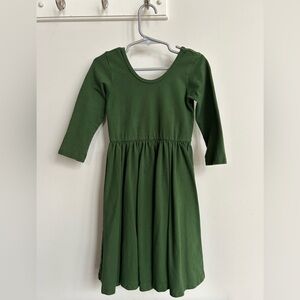 Alice + Ames Kids’ Dress - Dark Green